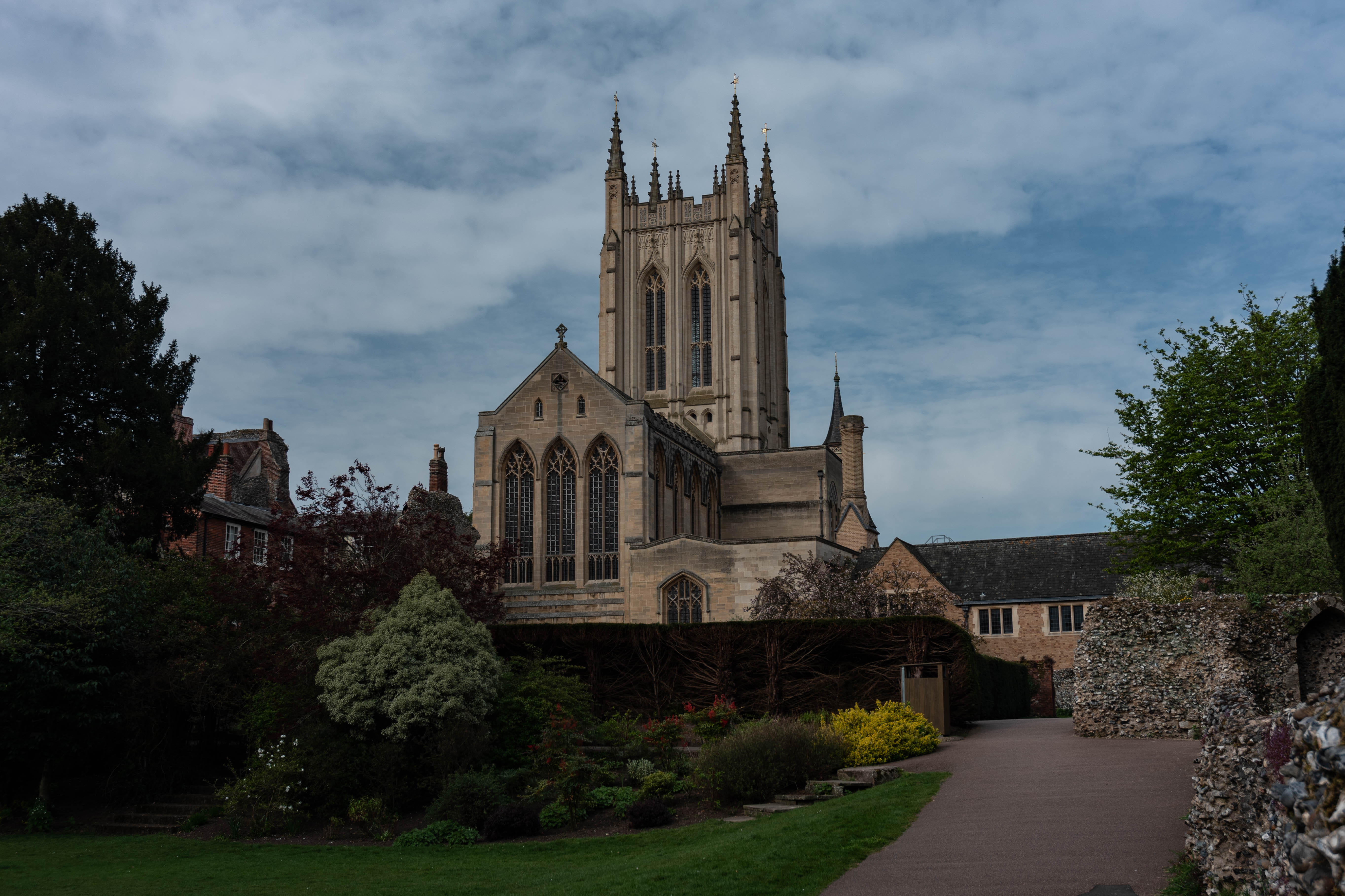 April: St. Edmundsbury Cathedral, Bury St. Edmunds